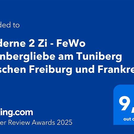 Moderne 2 Zi - Fewo Weinbergliebe Am Tuniberg Zwischen Freiburg Und Frankreich Merdingen Exterior foto
